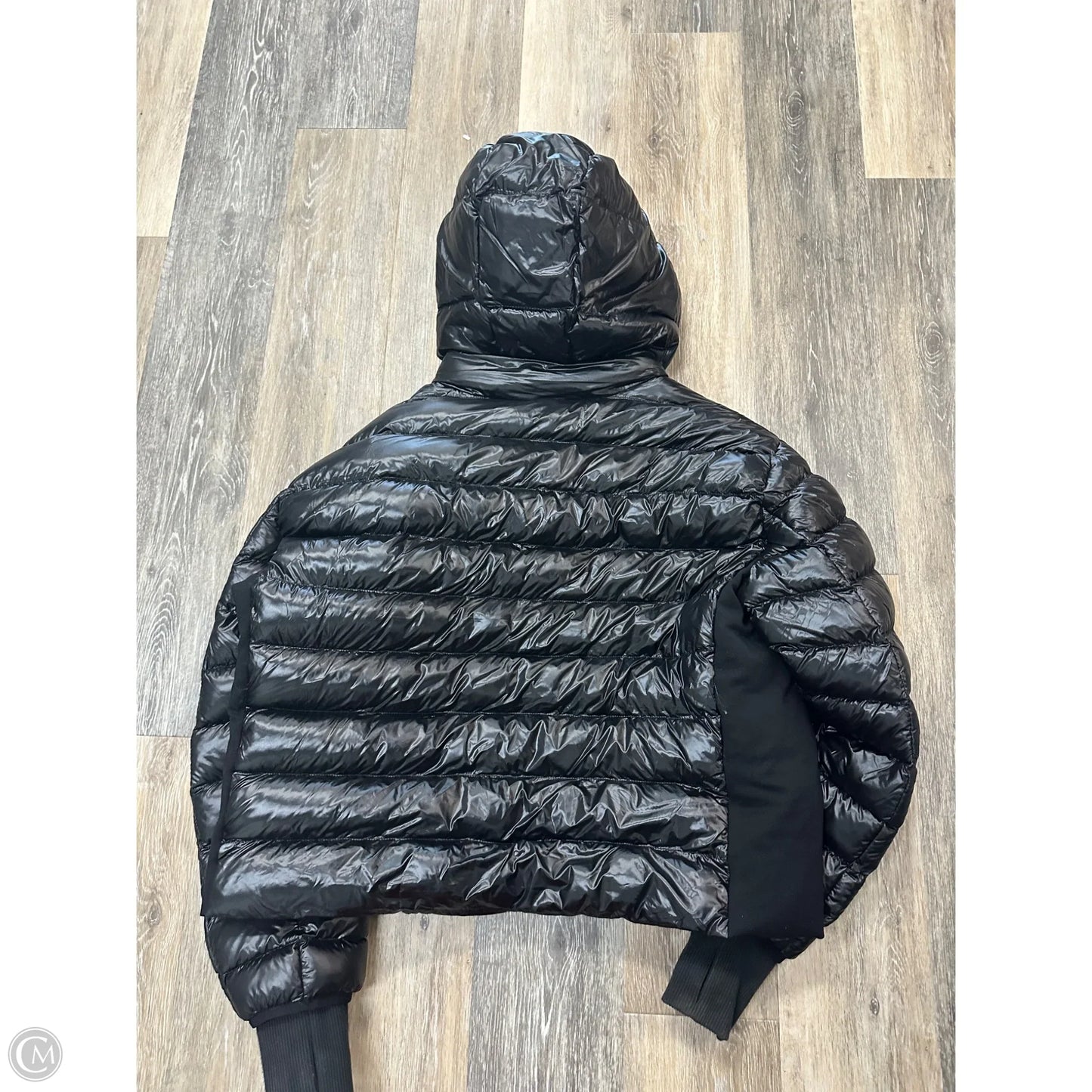Coat Puffer & Quilted By 7Diamonds In Black, Size: Xl