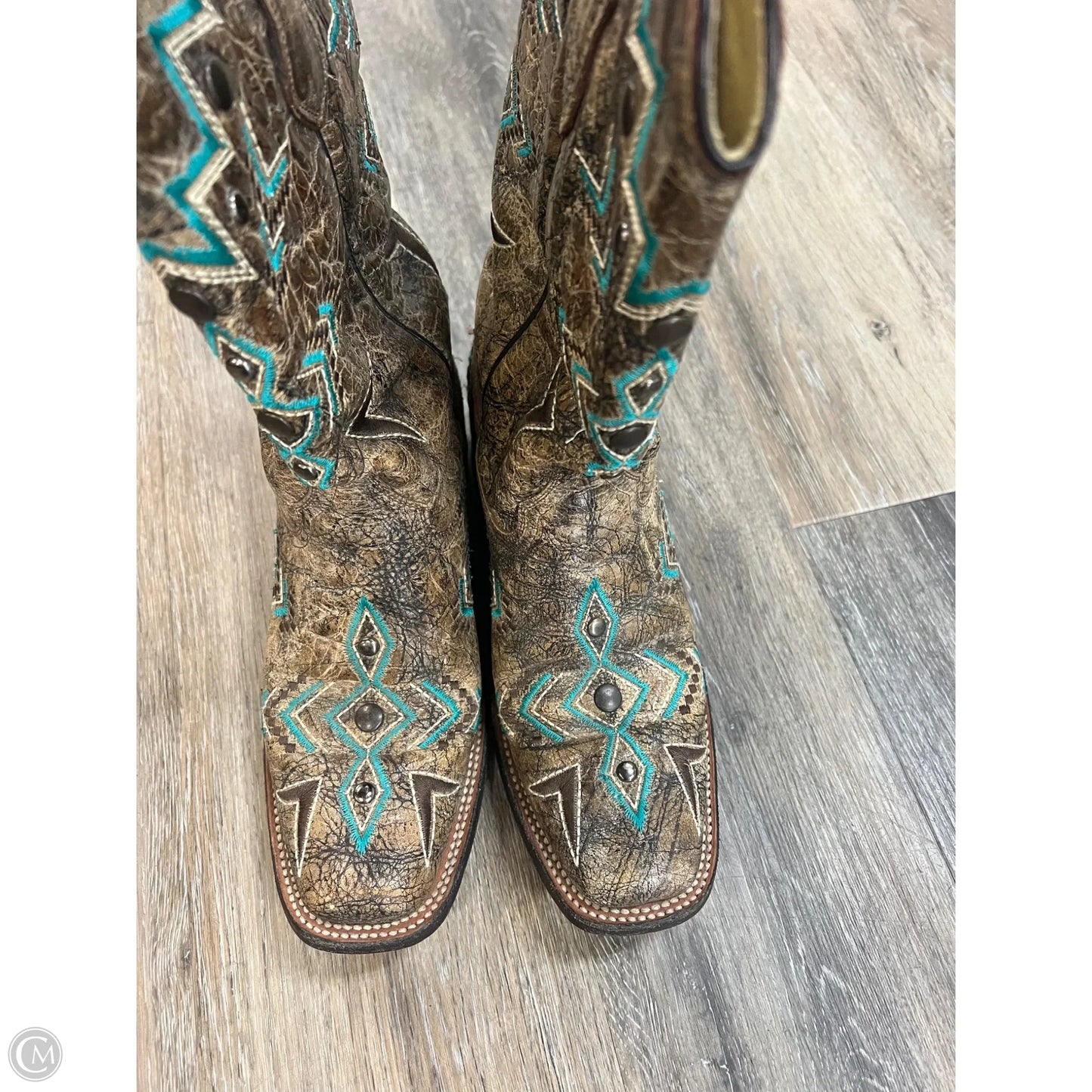 Boots Western By Corral In Brown, Size: 8