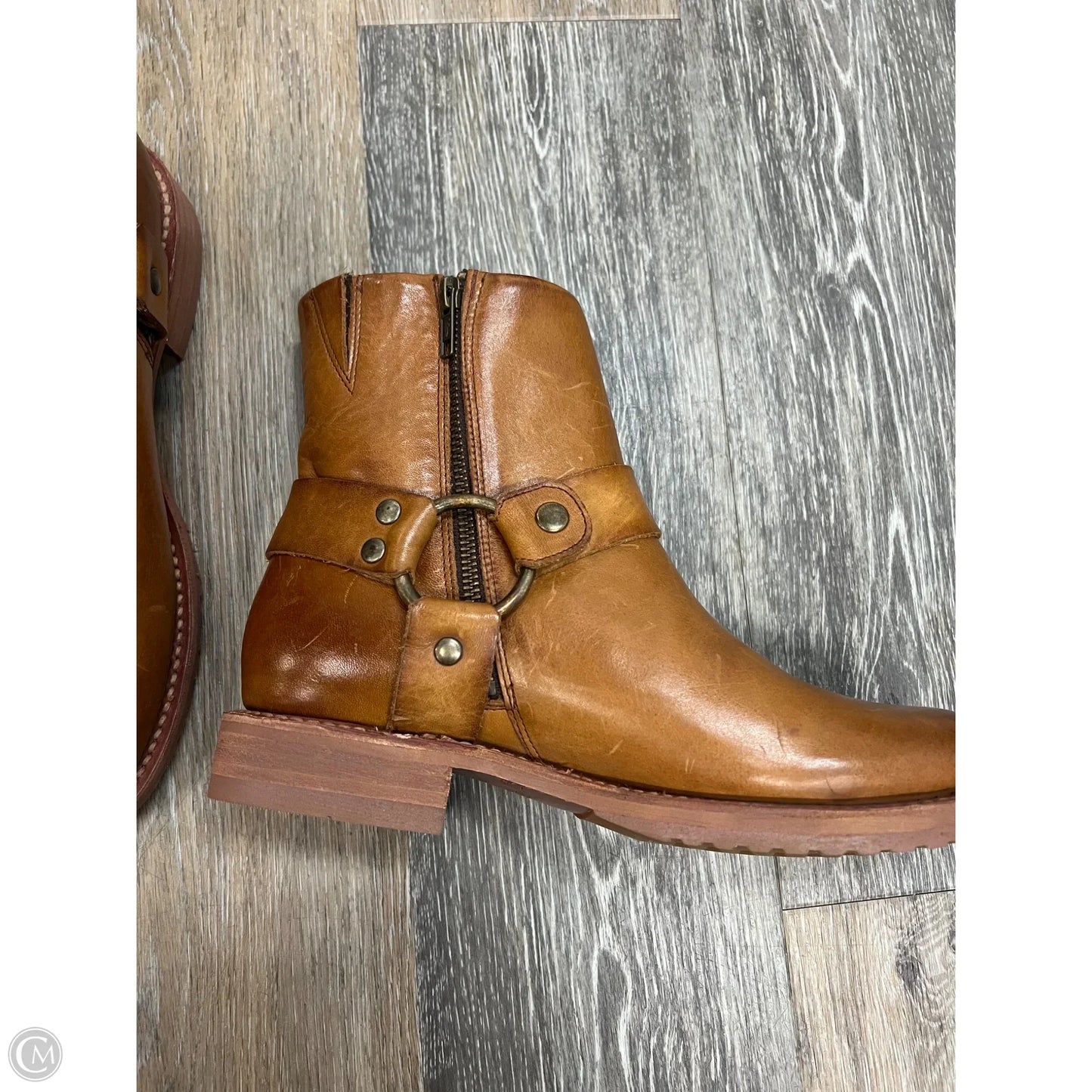 Boots Designer By Frye In Brown, Size: 9