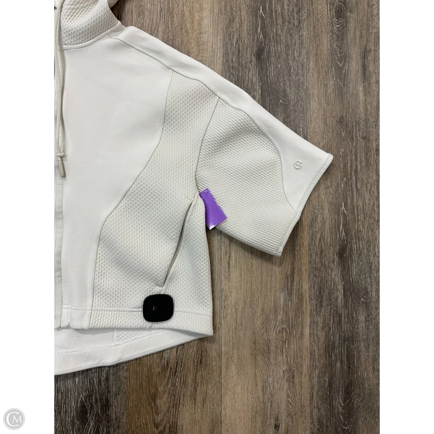 Athletic Sweatshirt Hoodie By Lululemon In White, Size: S