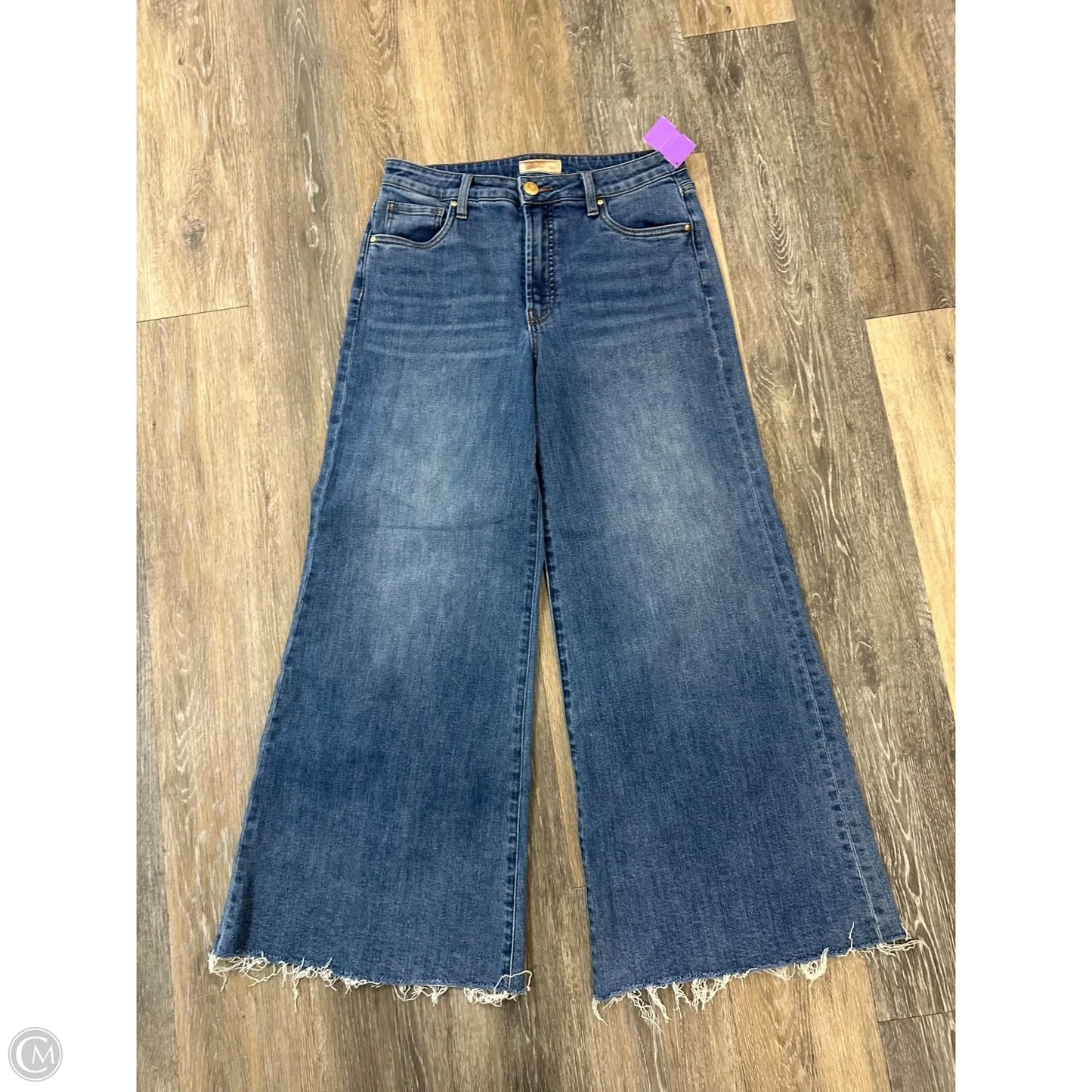 Jeans Wide Leg By Kut In Blue Denim, Size: 4