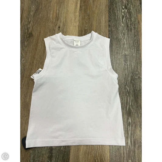 Athletic Tank Top By Athleta In White, Size: L