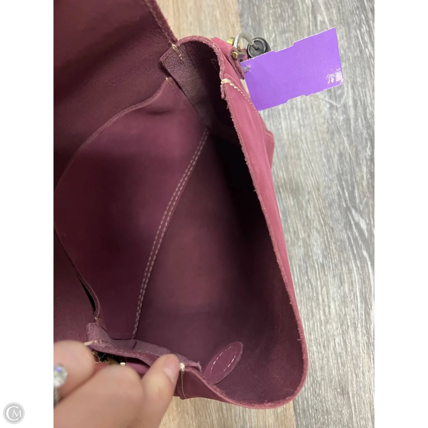 Crossbody Leather By Portland Leather, Size: Medium