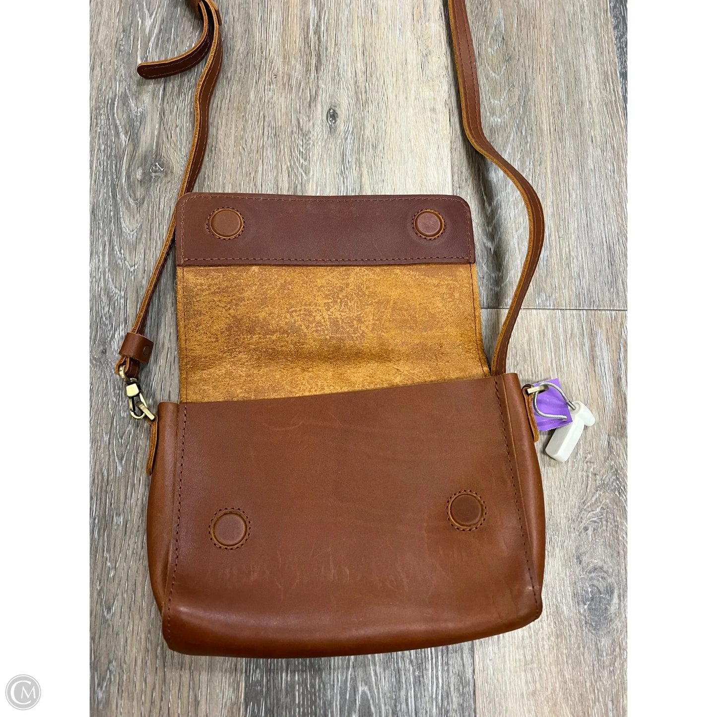 Crossbody Leather By Portland Leather, Size: Medium