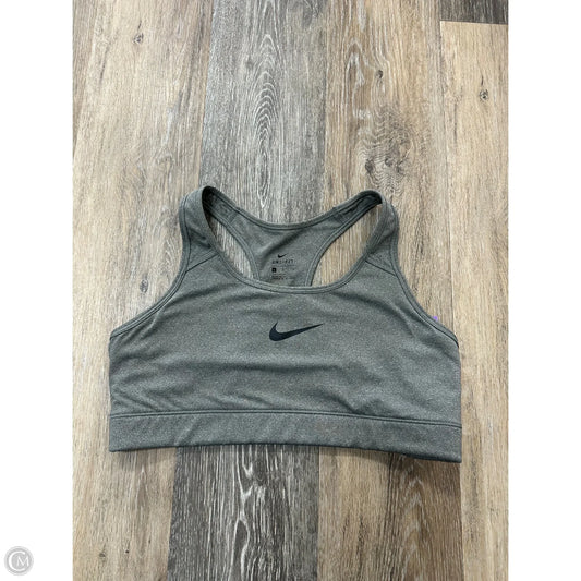 Athletic Bra By Nike Apparel In Grey, Size: L