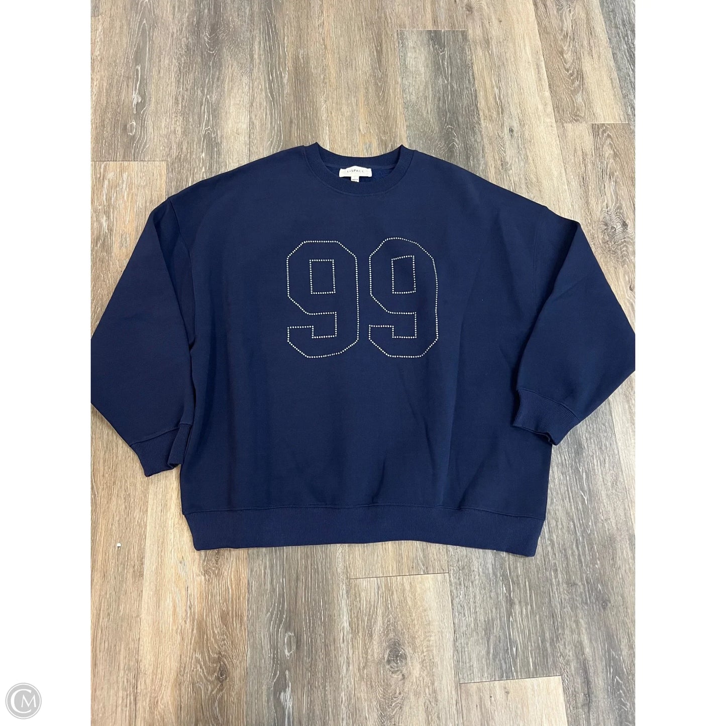 Sweatshirt Crewneck By L Space In Blue, Size: L