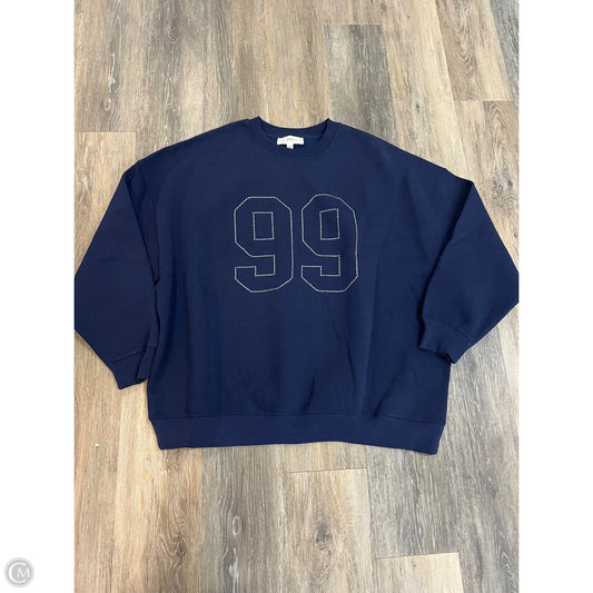 Sweatshirt Crewneck By L Space In Blue, Size: L