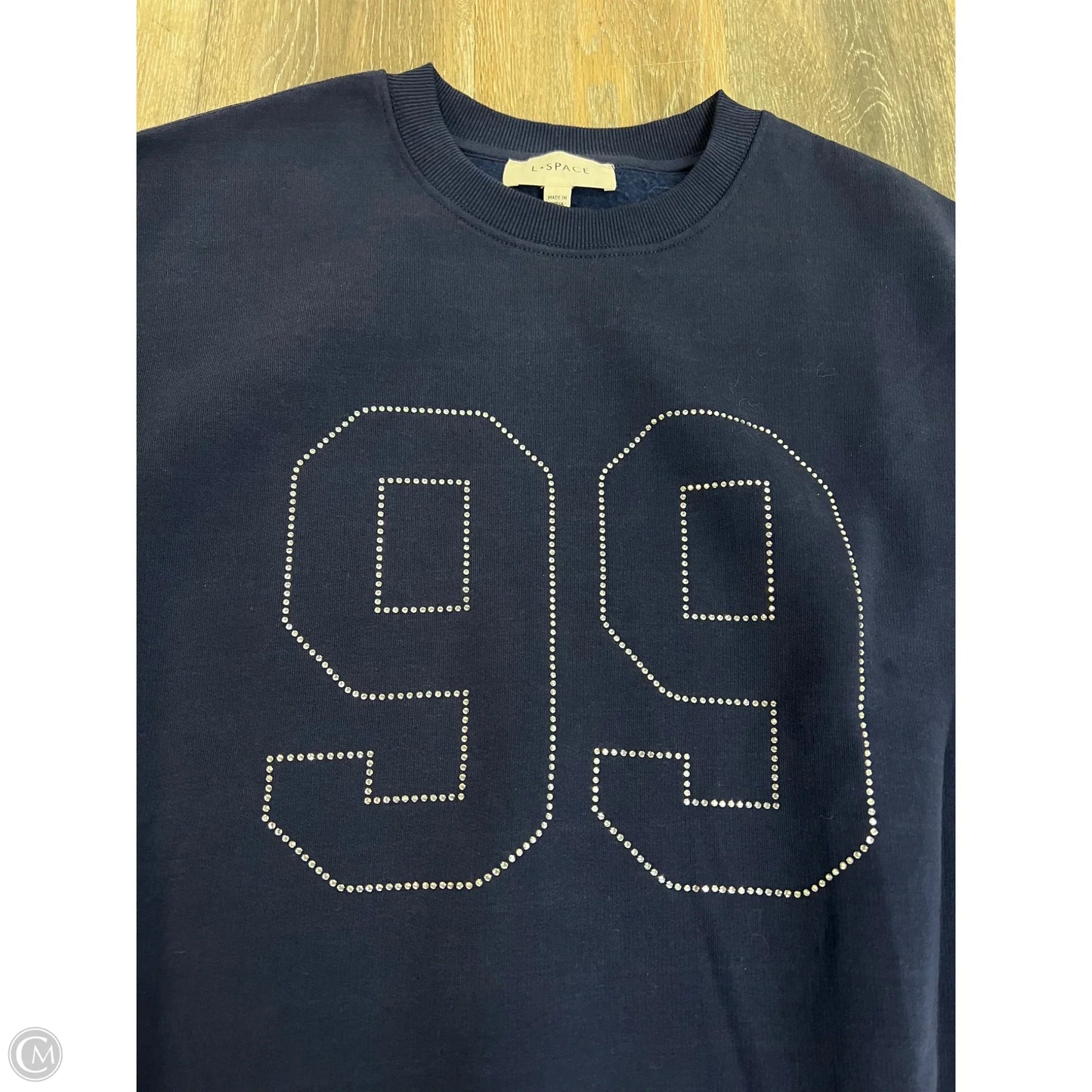Sweatshirt Crewneck By L Space In Blue, Size: L