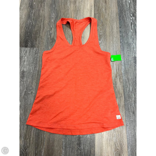 Athletic Tank Top By Vuori In Orange, Size: S
