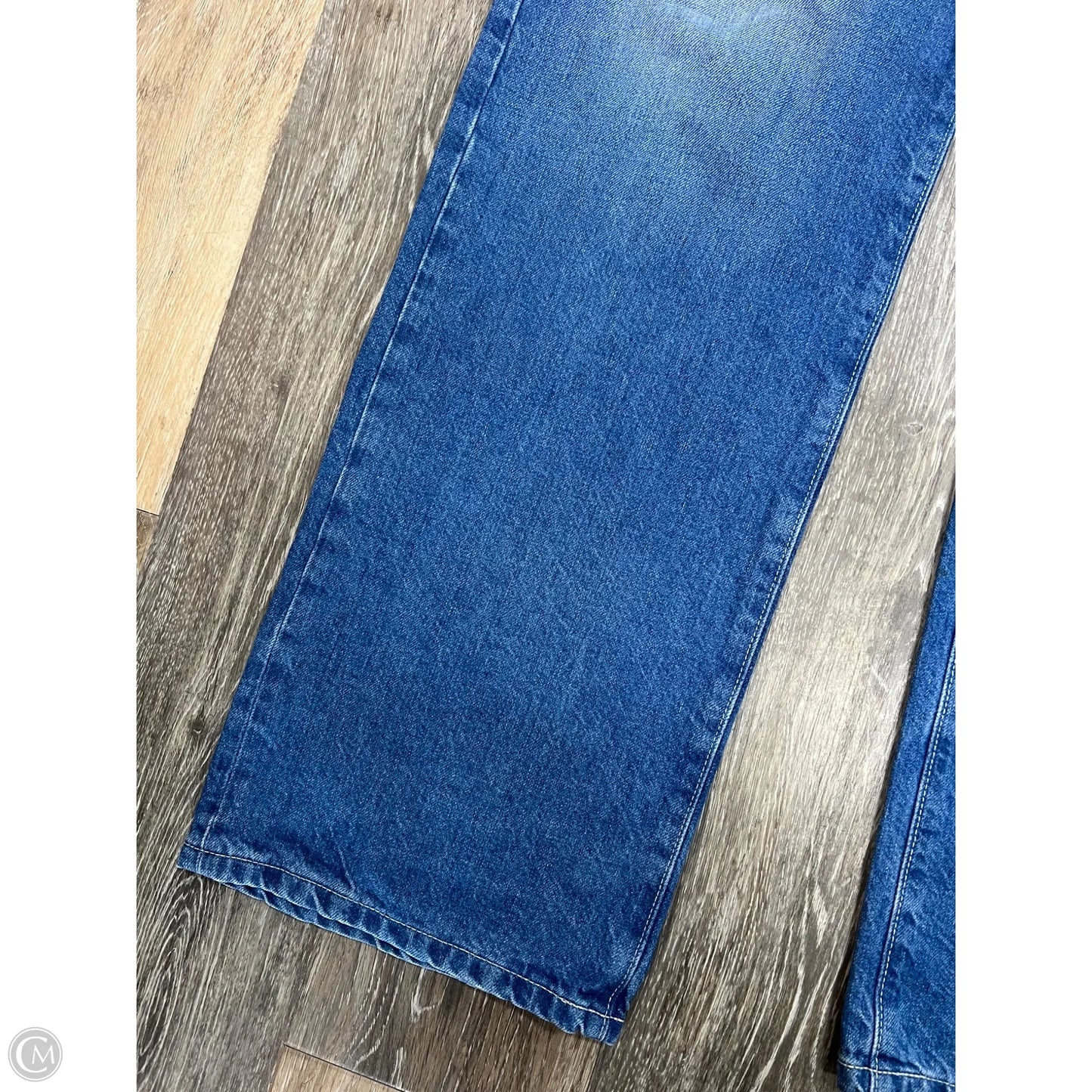 Jeans Wide Leg By Adriano Goldschmied In Blue Denim, Size: 2