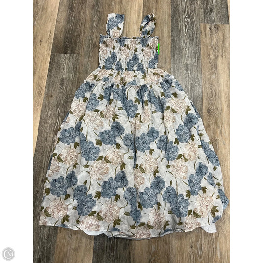 Dress Casual Maxi By Aureum In Floral Print, Size: Xs