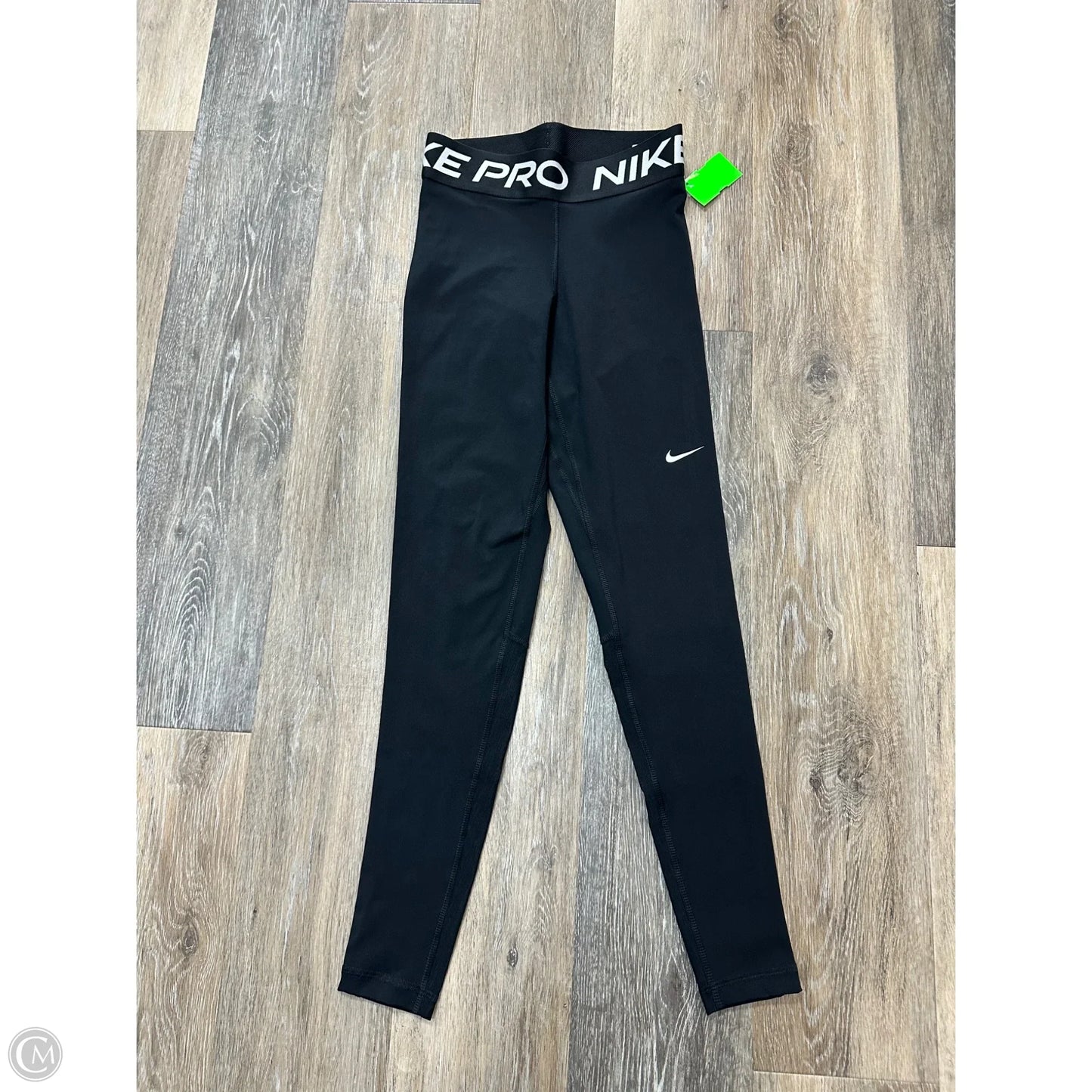 Athletic Leggings By Nike Apparel In Black, Size: Xs