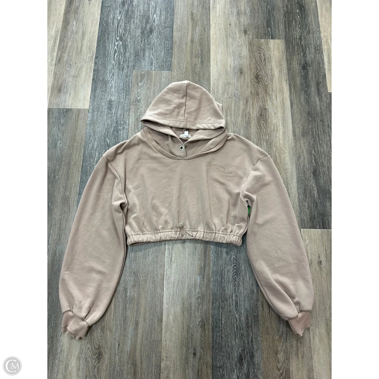 Sweatshirt Hoodie By For Love & Lemons In Brown, Size: M