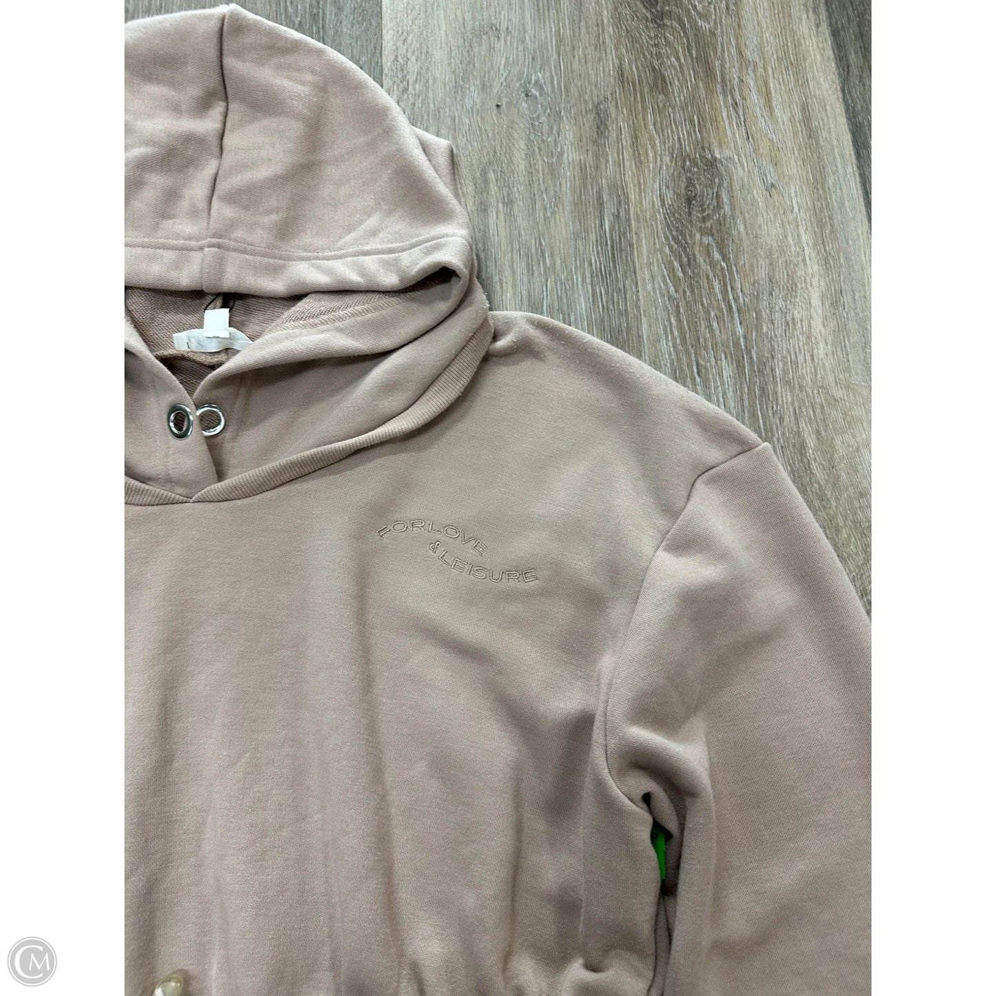 Sweatshirt Hoodie By For Love & Lemons In Brown, Size: M