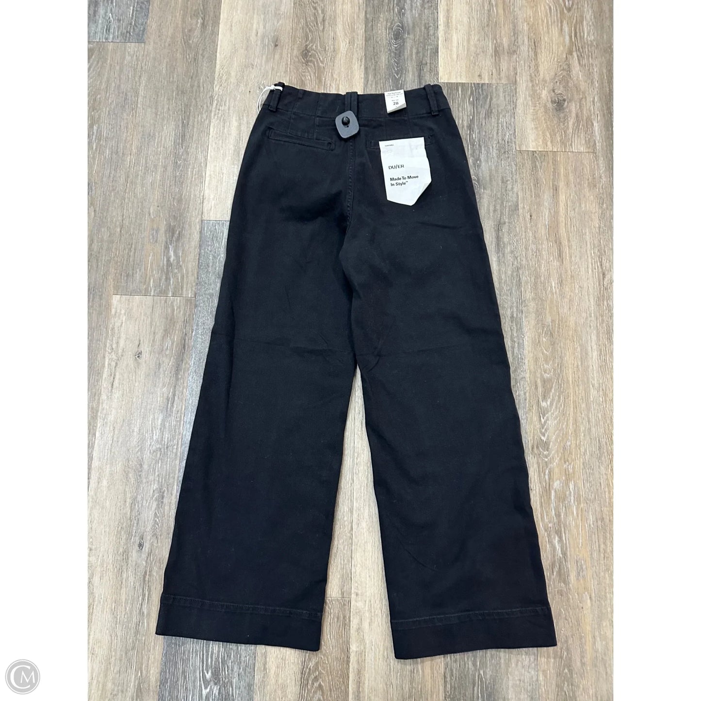Pants Wide Leg By DU/ER In Black, Size: 6