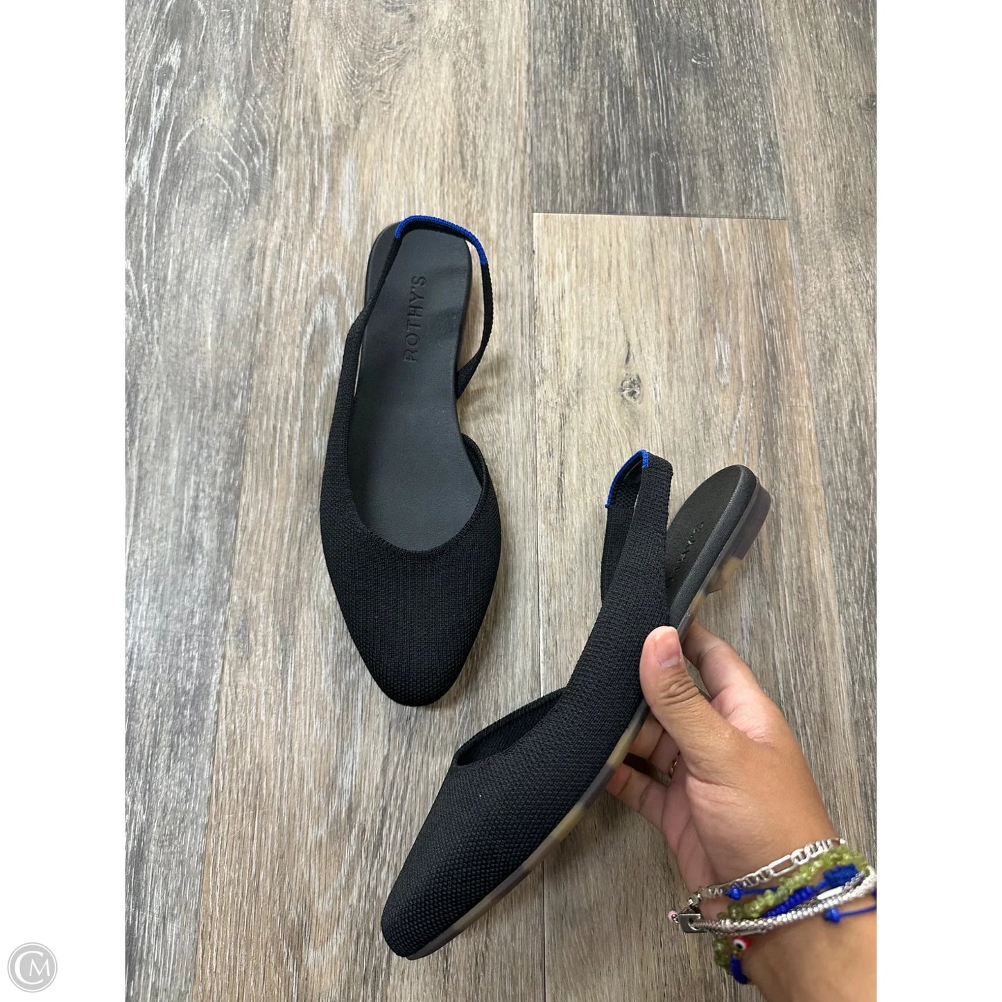 Shoes Flats By Rothys In Black, Size: 7