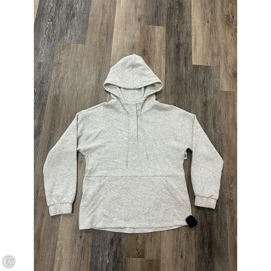 Athletic Sweatshirt Hoodie By 7 Diamonds In Cream, Size: Xs