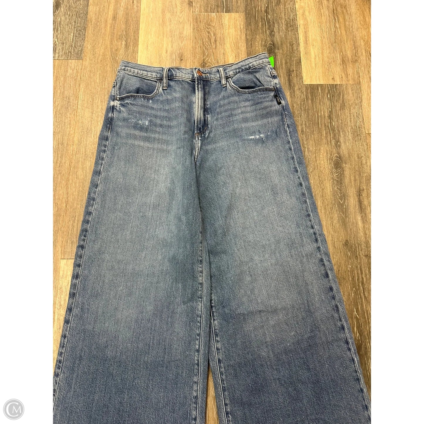 Jeans Wide Leg By Silver In Blue Denim, Size: 10