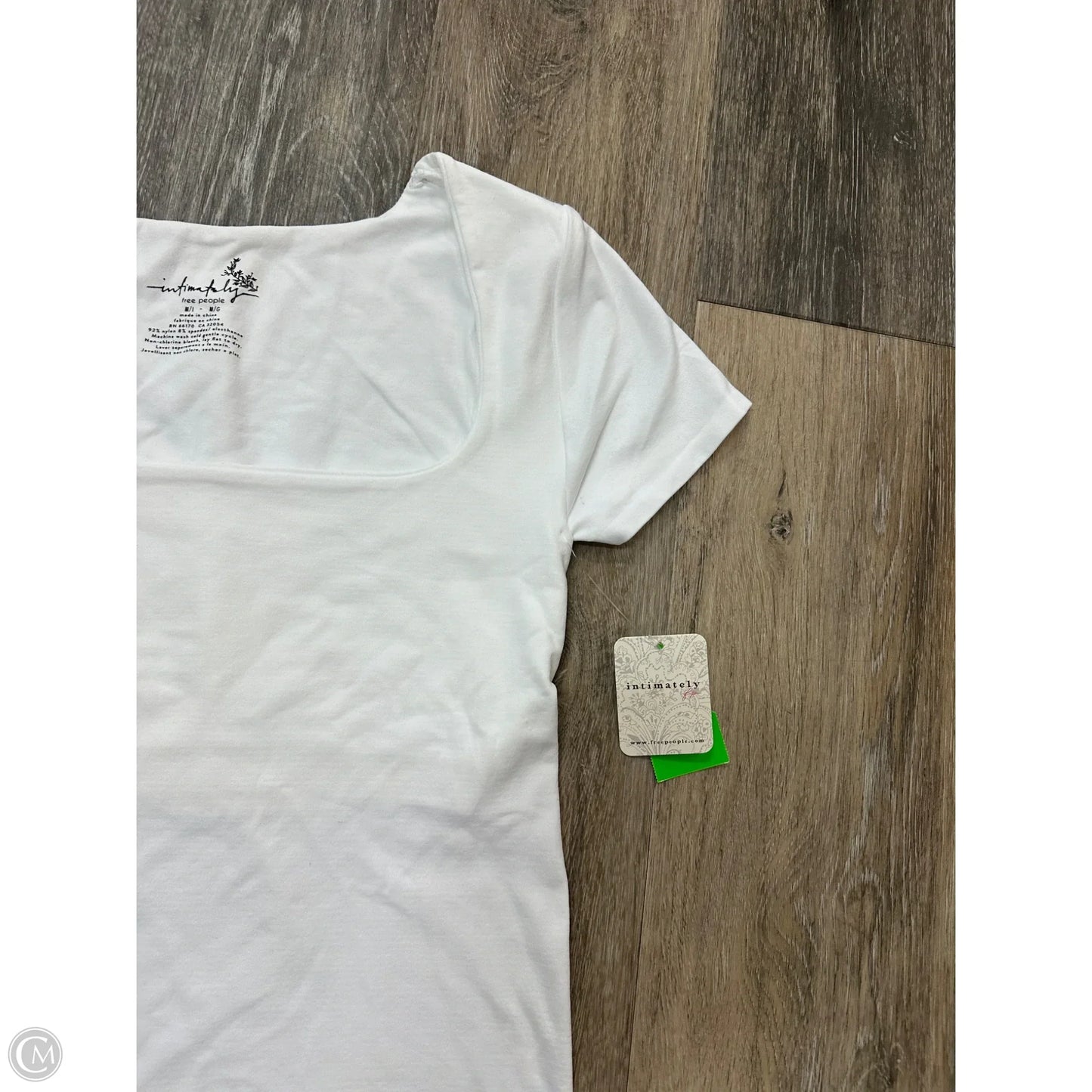 Top Short Sleeve By Free People In White, Size: M