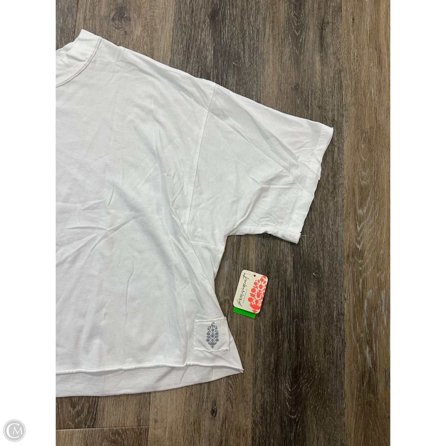 Top Short Sleeve By Free People In White, Size: M