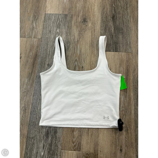 Athletic Tank Top By Under Armour In White, Size: M