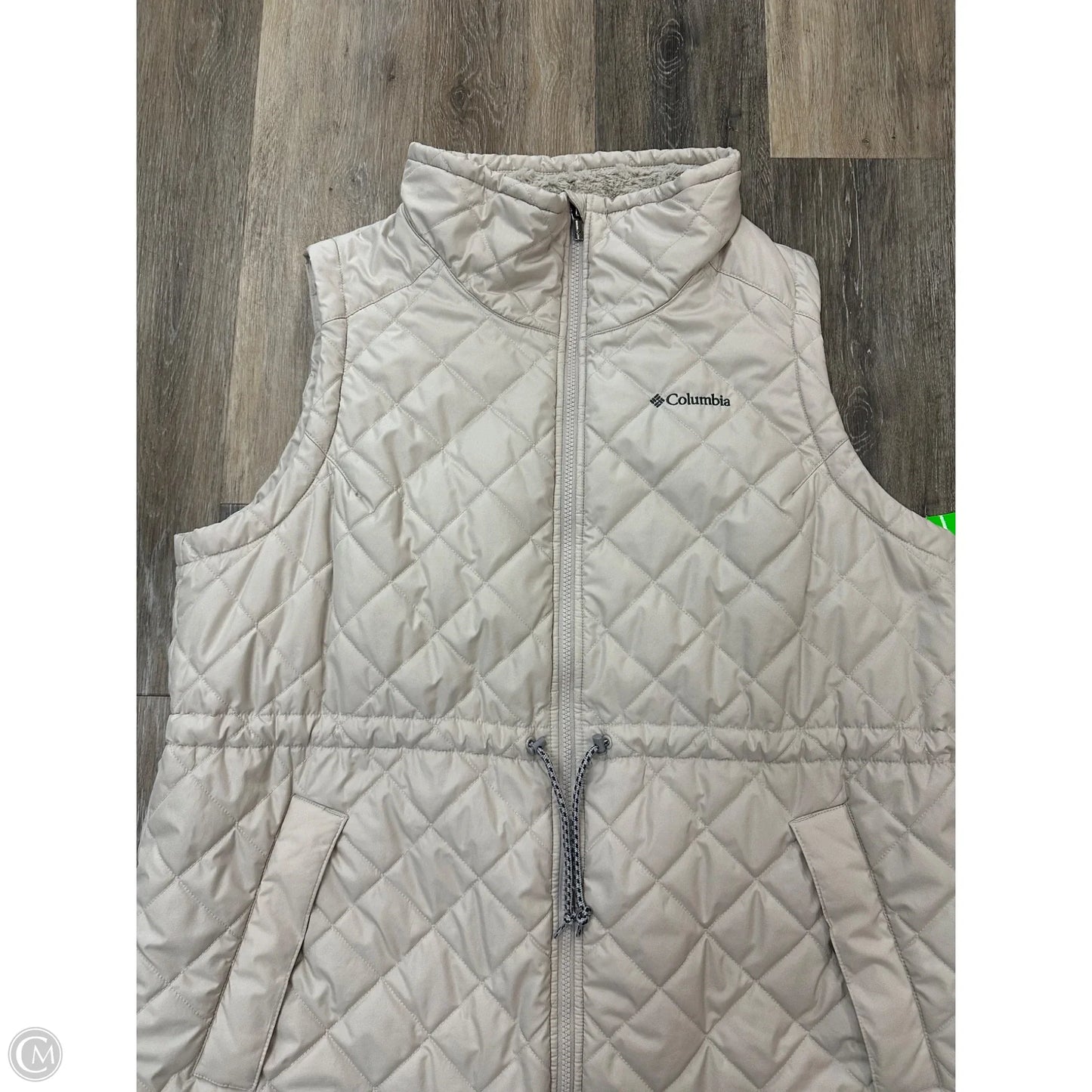 Vest Puffer & Quilted By Columbia In Cream, Size: 1x