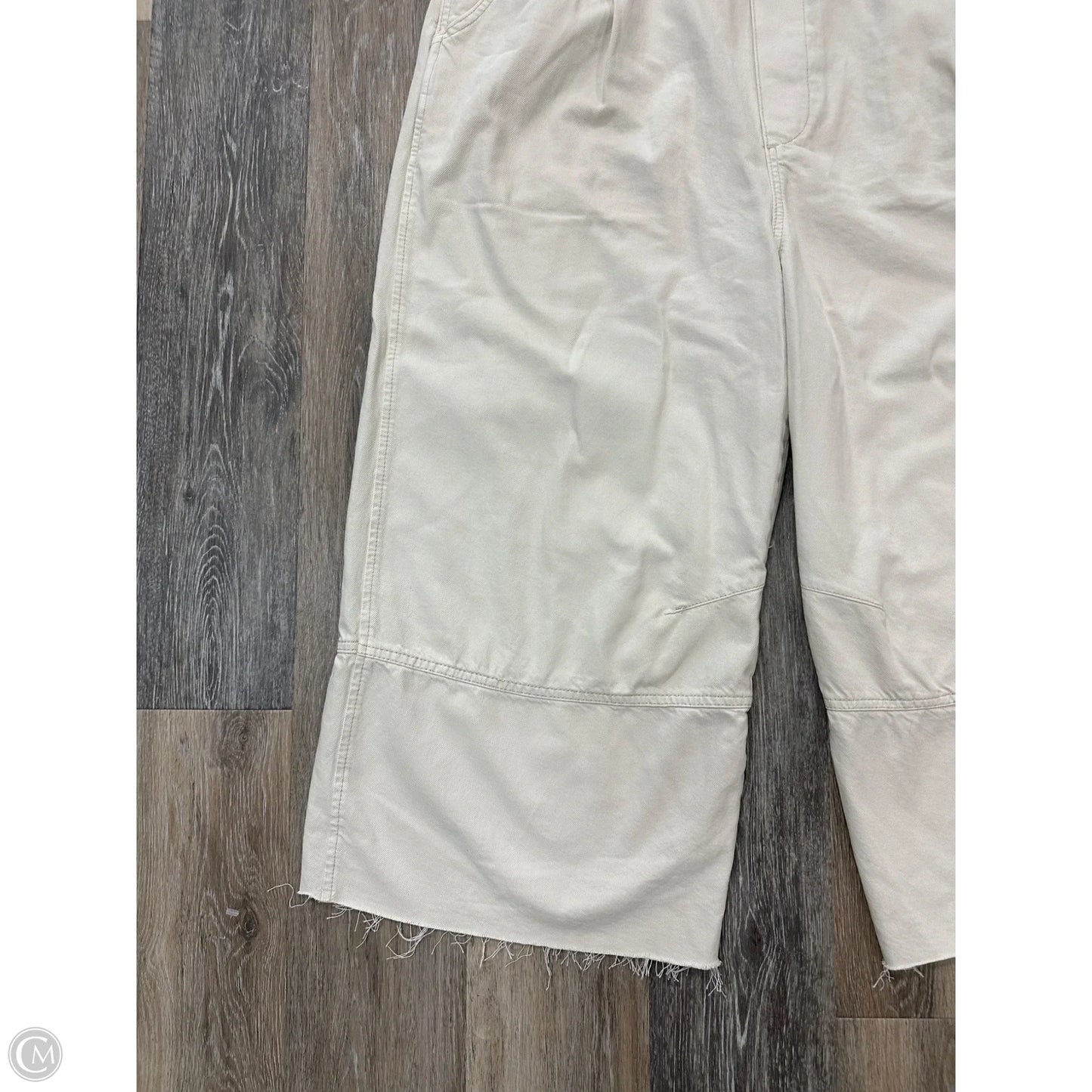 Overalls By We The Free In Cream Denim, Size: L