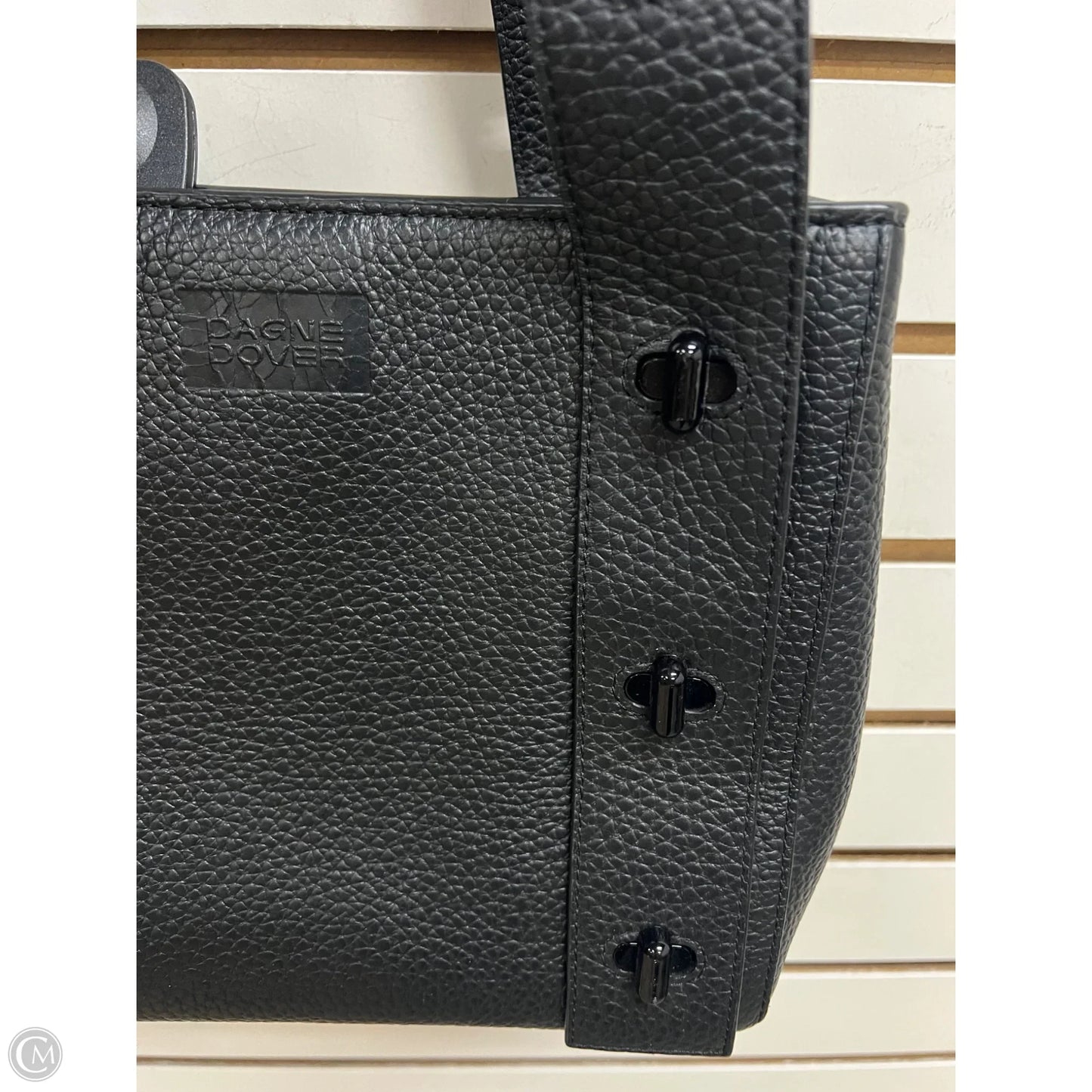 -Handbag Leather By Dagne Dover, Size: Medium
