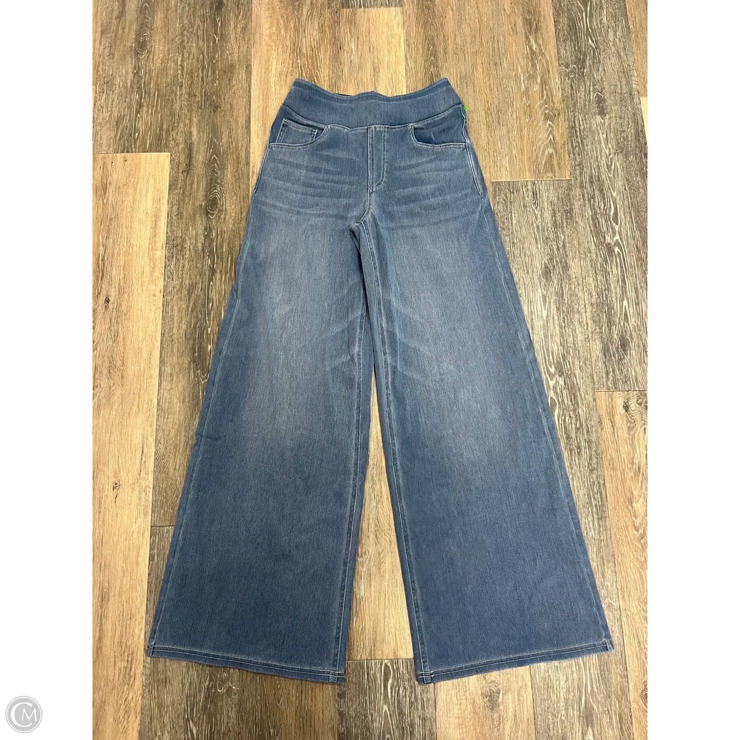 Jeans Wide Leg By Halara In Blue Denim, Size: S