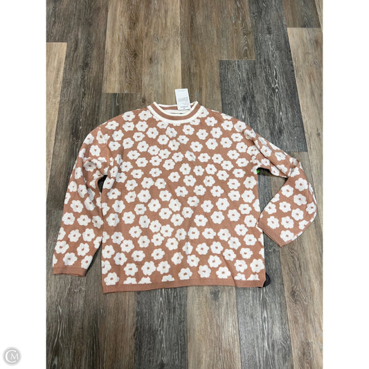 Sweater By Pretty Garden In Tan, Size: L