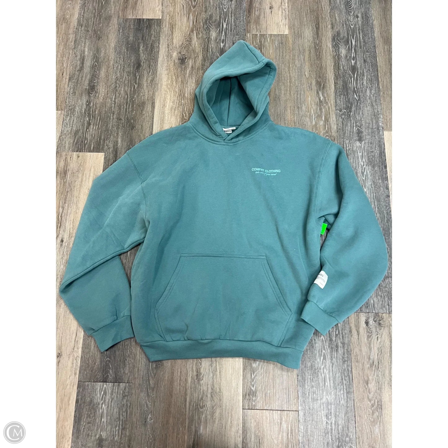 Athletic Sweatshirt Hoodie By Comfrt In Blue, Size: Xl