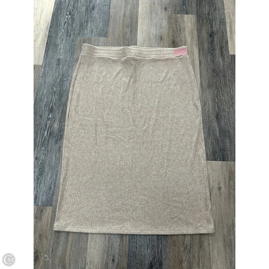 Skirt Maxi By Thread And Supply In Tan, Size: 2x