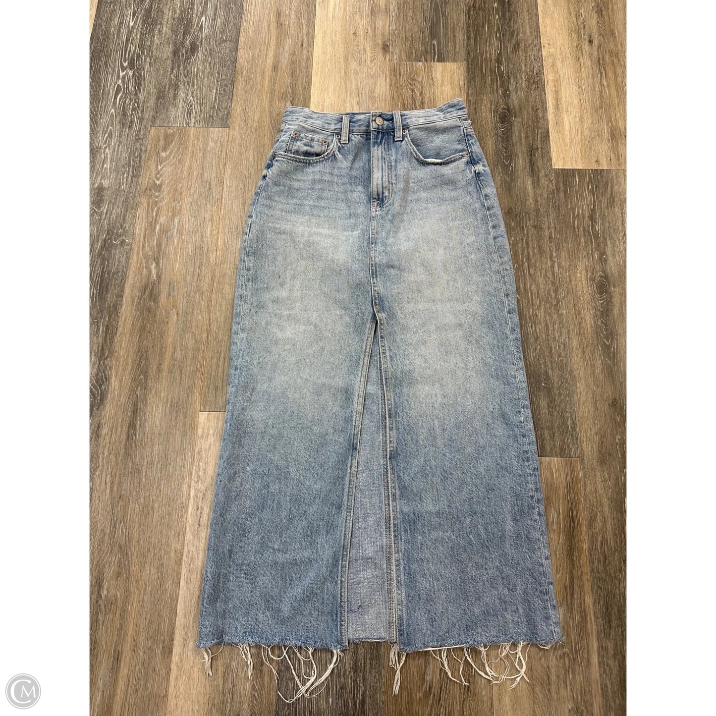 Skirt Maxi By Pistola In Blue Denim, Size: 0