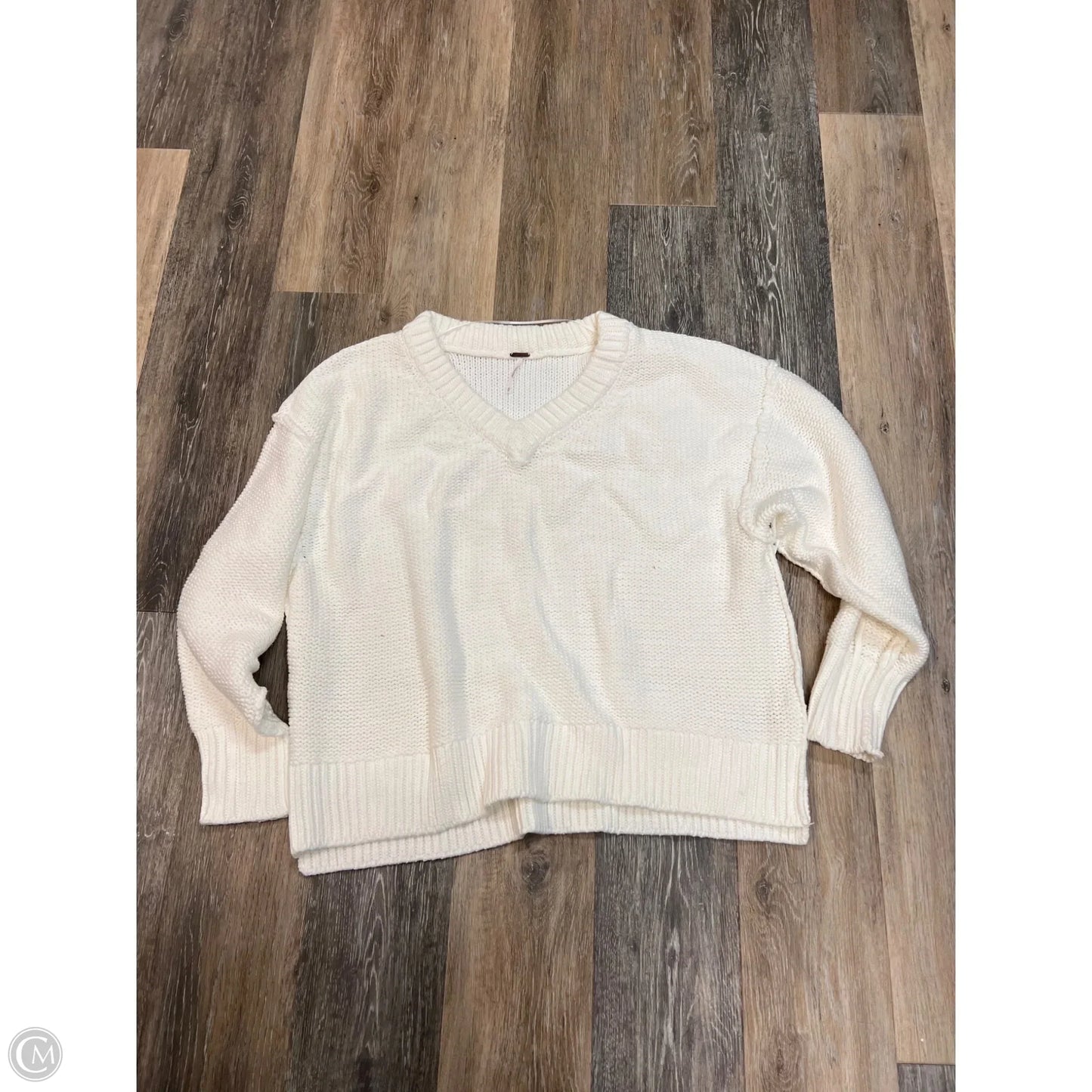Sweater By Free People In White, Size: Xs