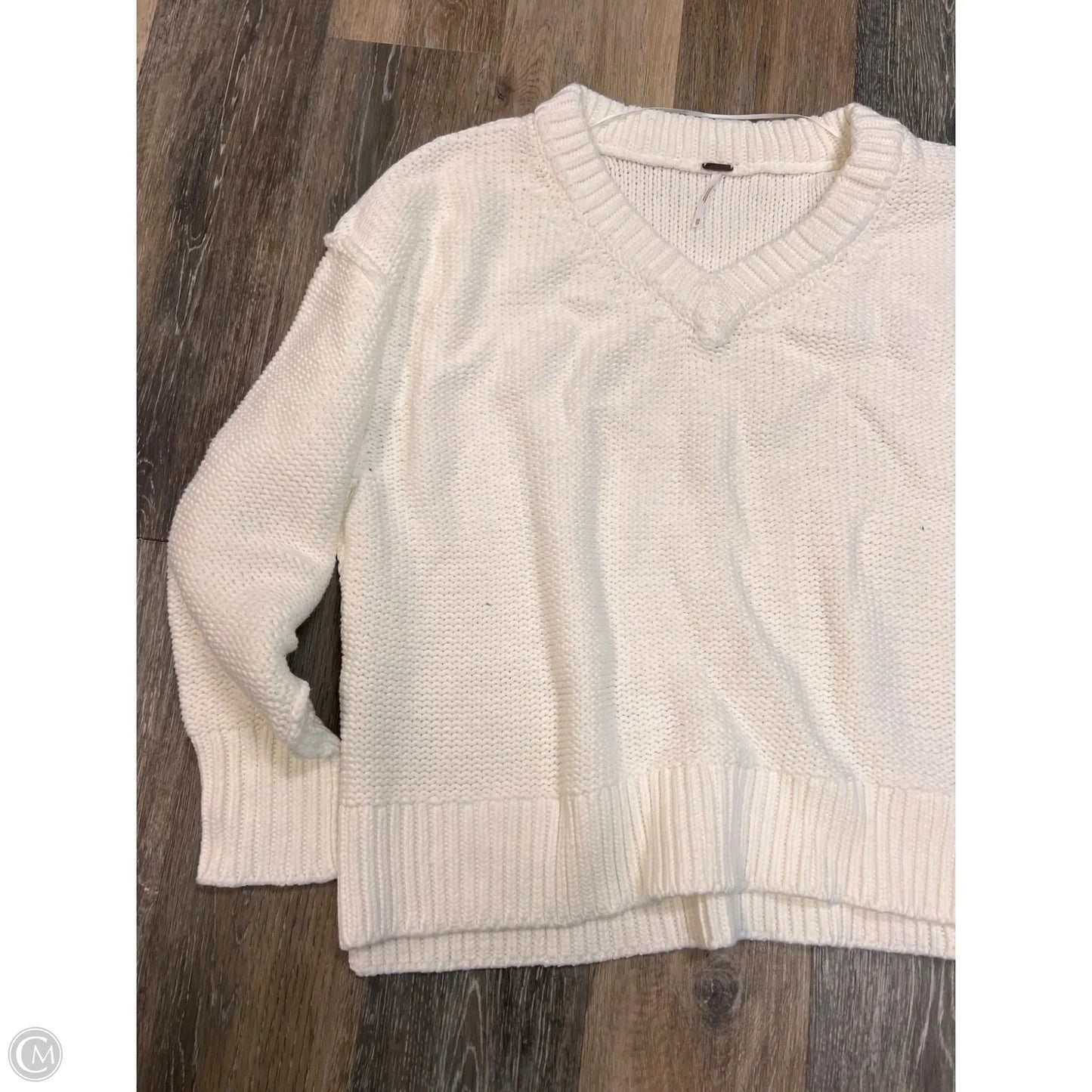 Sweater By Free People In White, Size: Xs