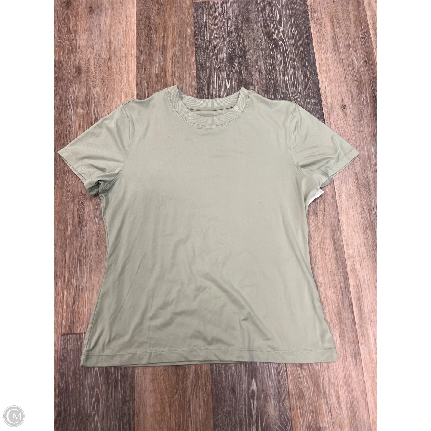 Athletic Top Short Sleeve By 7 Diamonds In Green, Size: Xl