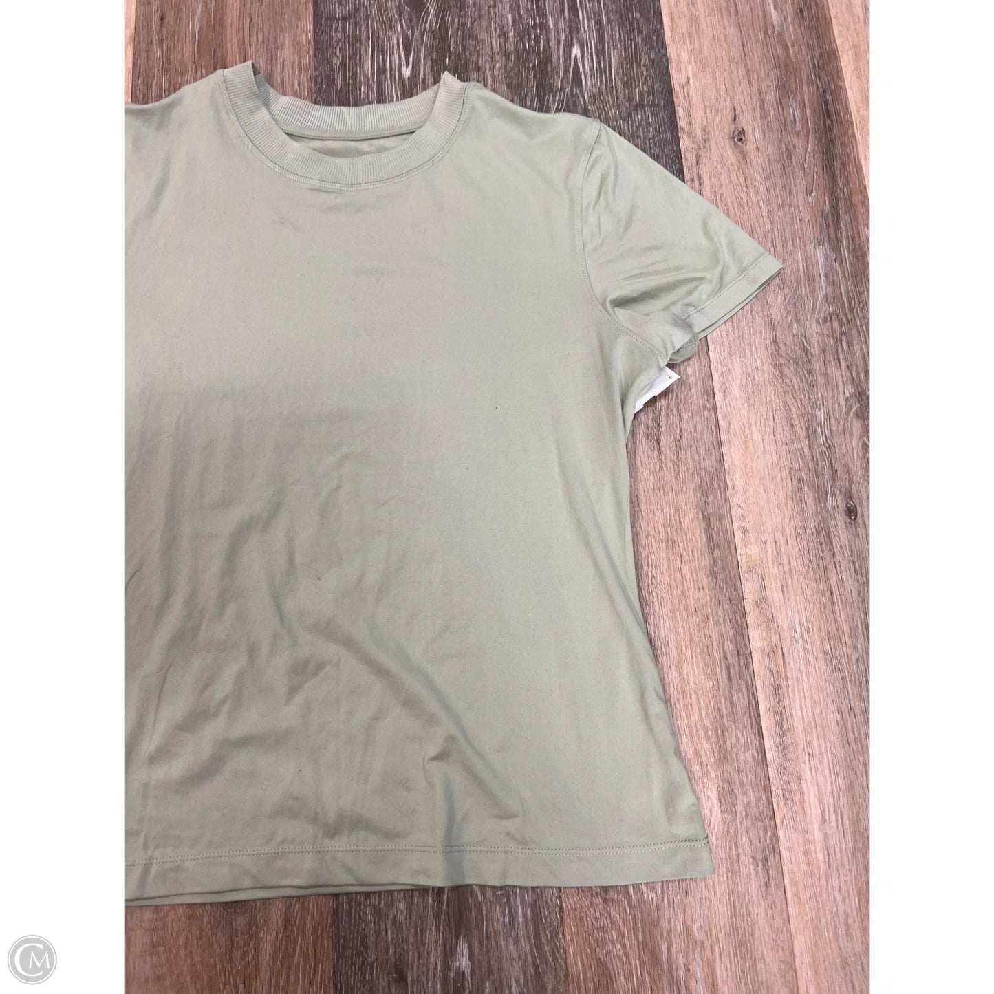 Athletic Top Short Sleeve By 7 Diamonds In Green, Size: Xl