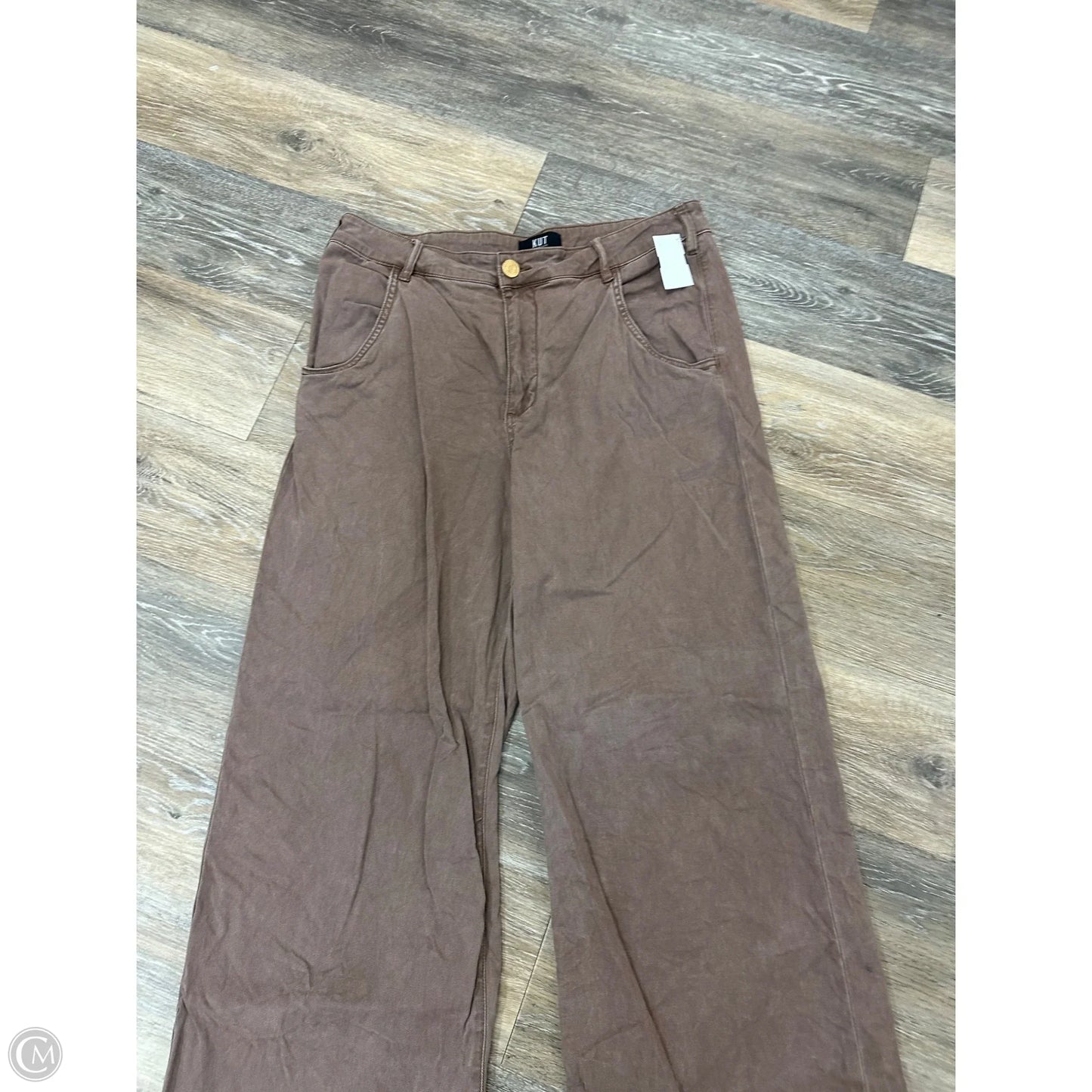 Pants Wide Leg By Kut In Tan, Size: 12