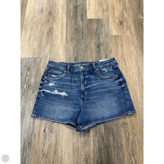 Shorts By American Eagle In Blue Denim, Size: 12
