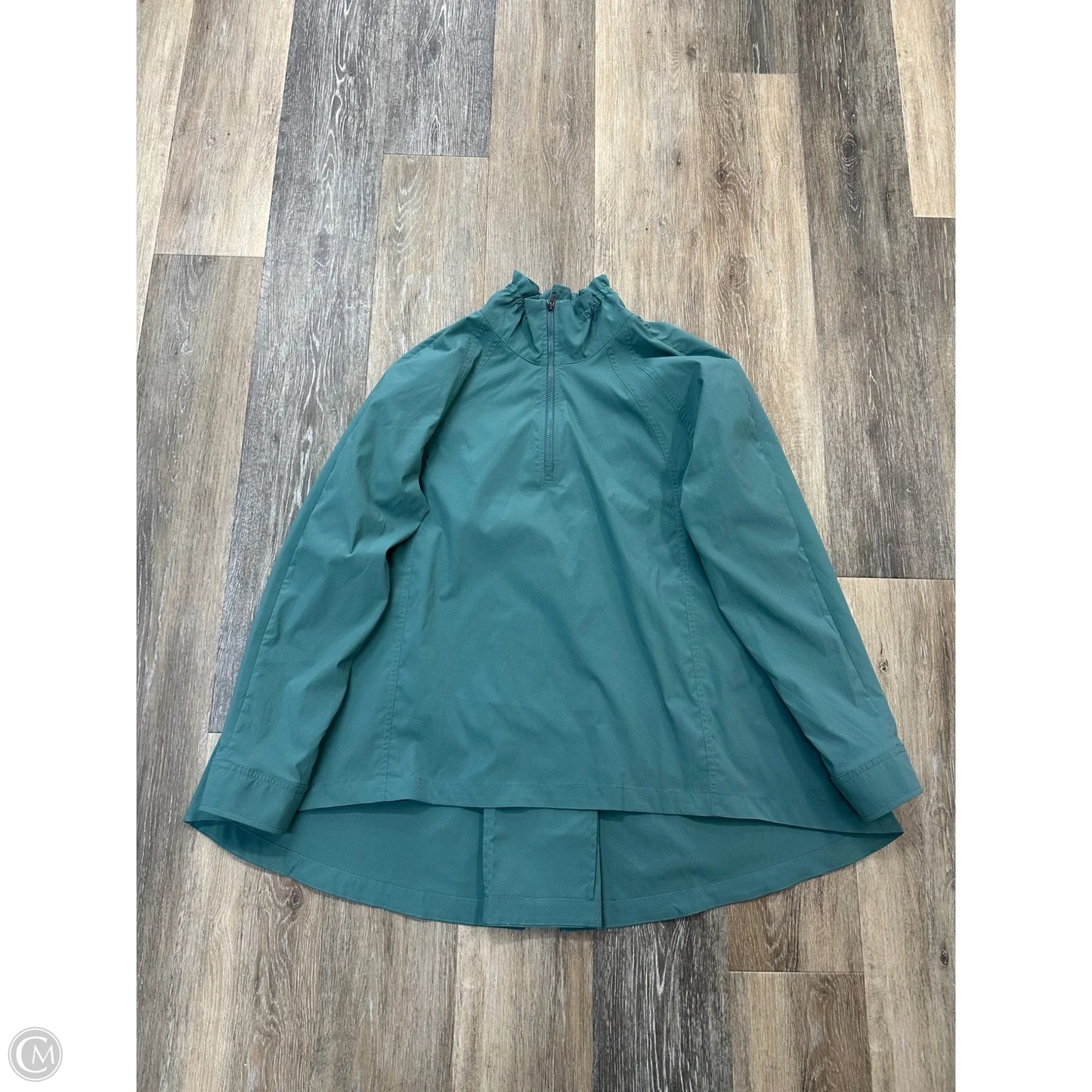 Jacket Windbreaker By Athleta In Blue, Size: S