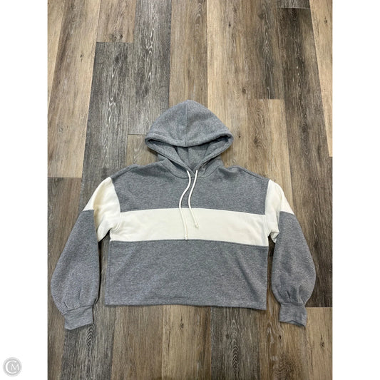 Sweatshirt Hoodie By Z Supply In Grey, Size: S