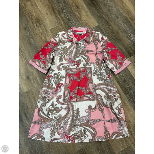 Dress Casual Midi By Dizzy Lizzie In Pink, Size: Xl