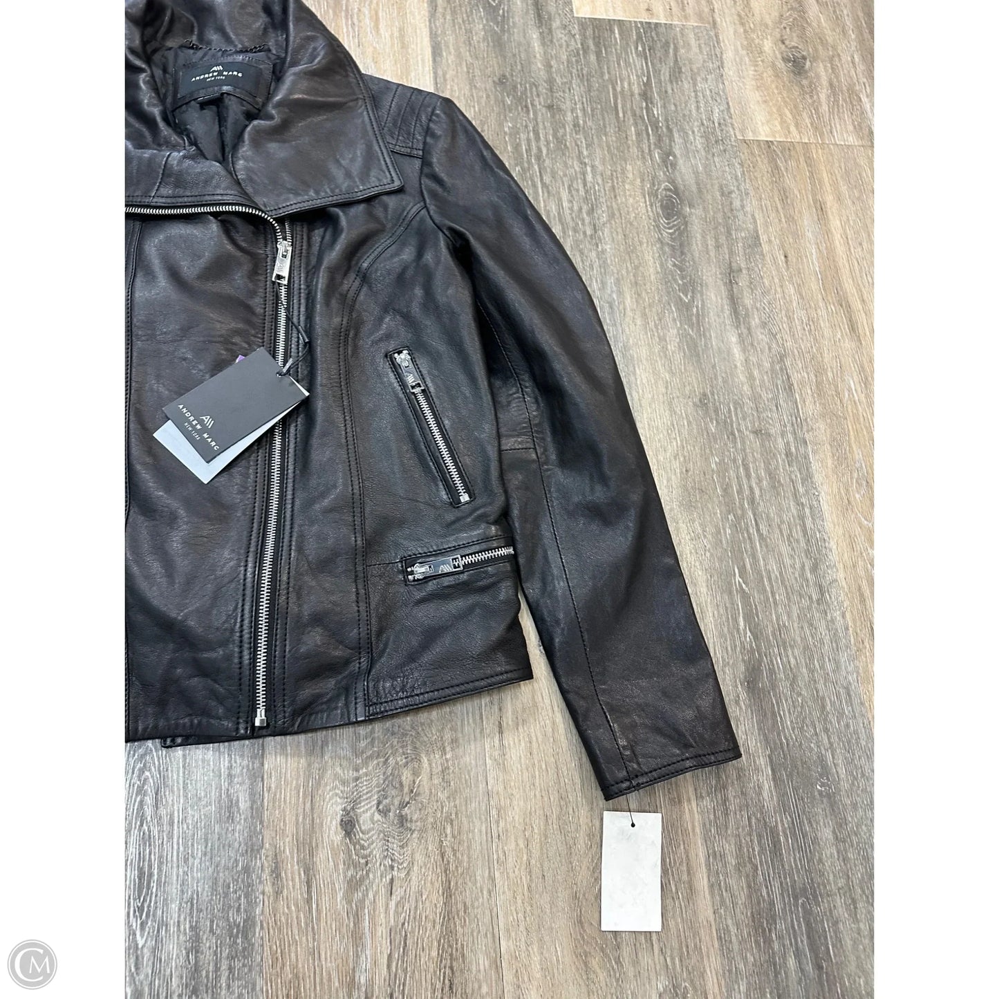 Jacket Other By Andrew Marc In Black, Size: M