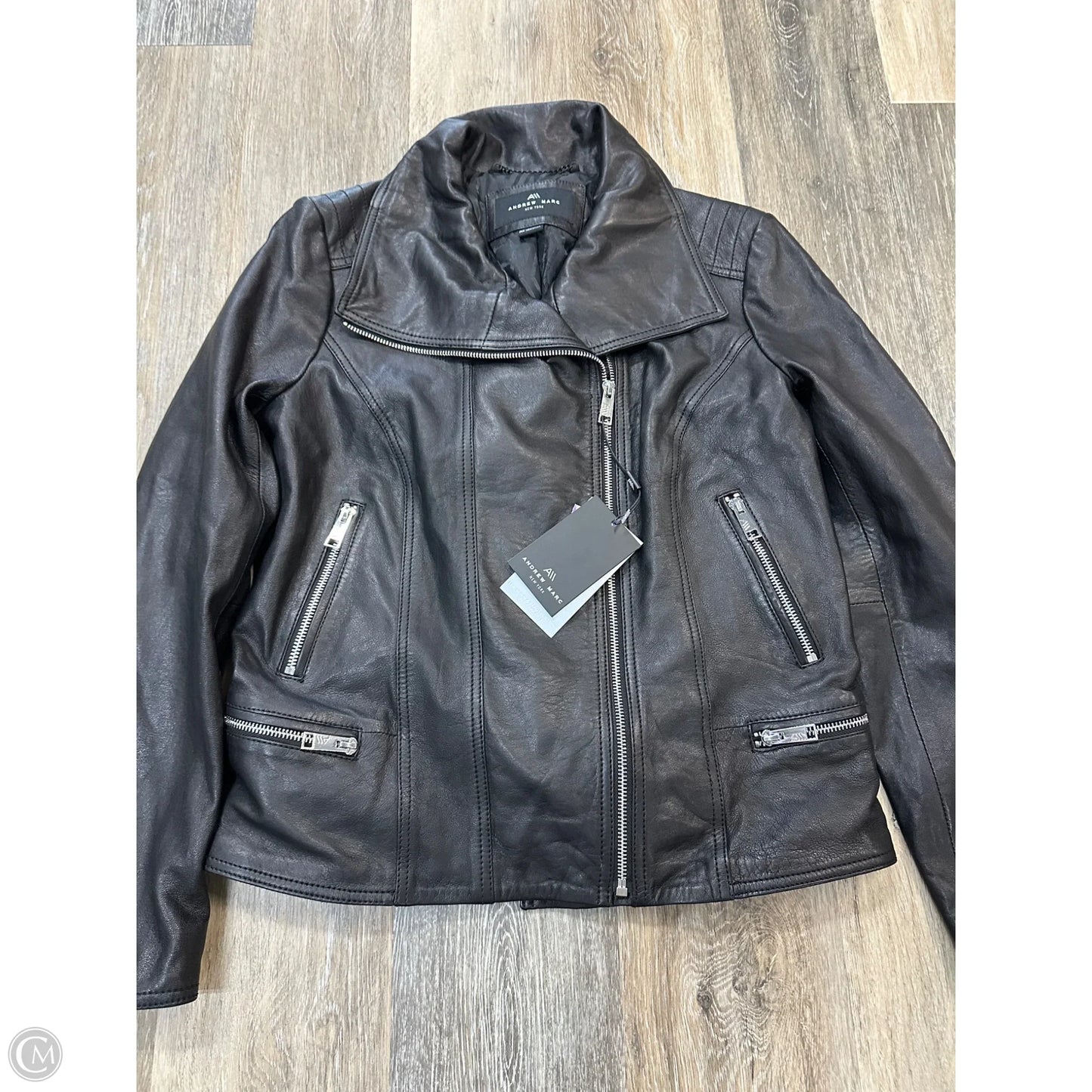 Jacket Other By Andrew Marc In Black, Size: M