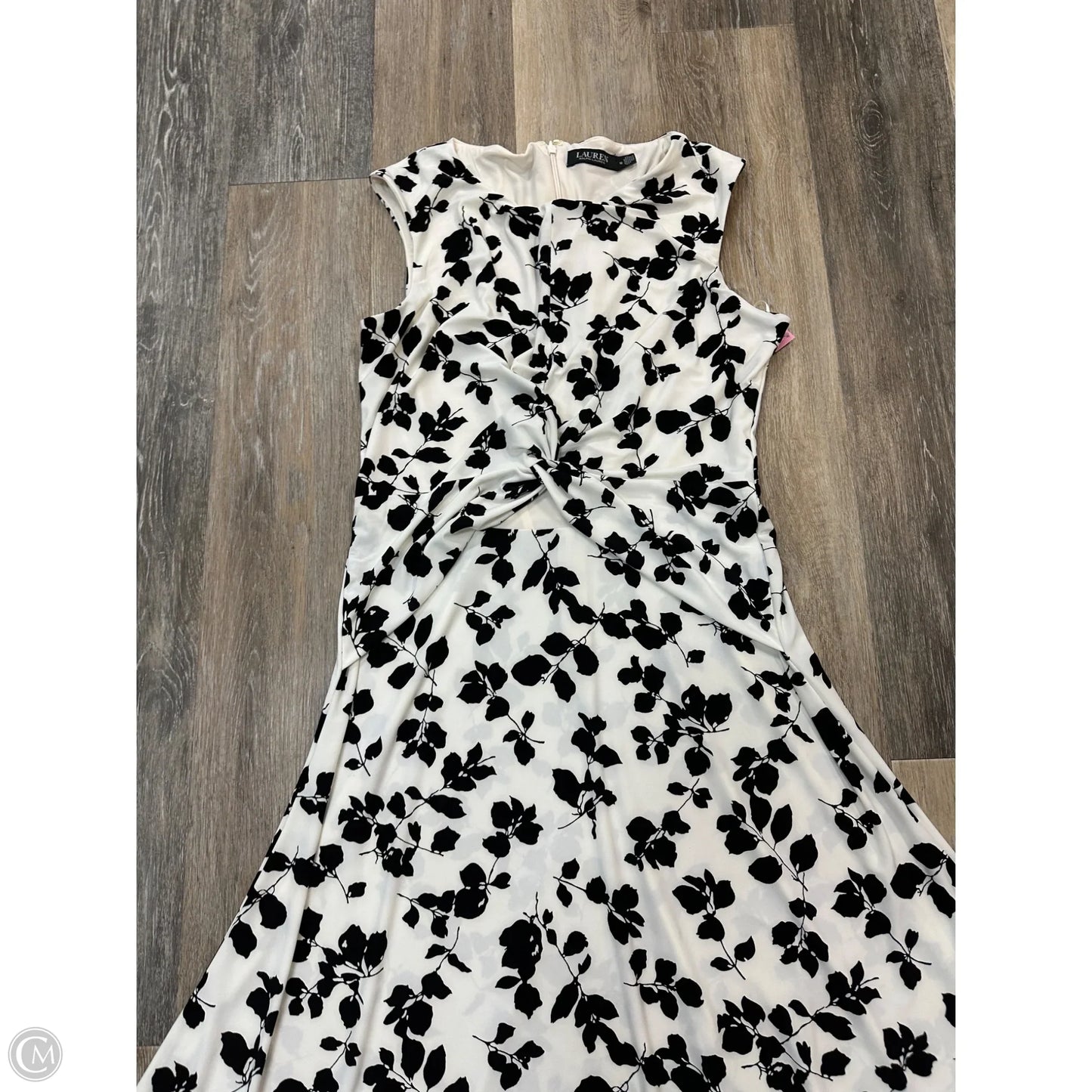 Dress Casual Maxi By Lauren By Ralph Lauren In White, Size: 12