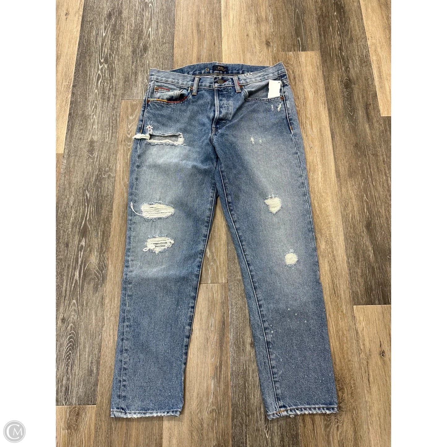 Jeans Straight By Polo Ralph Lauren In Blue Denim, Size: 6