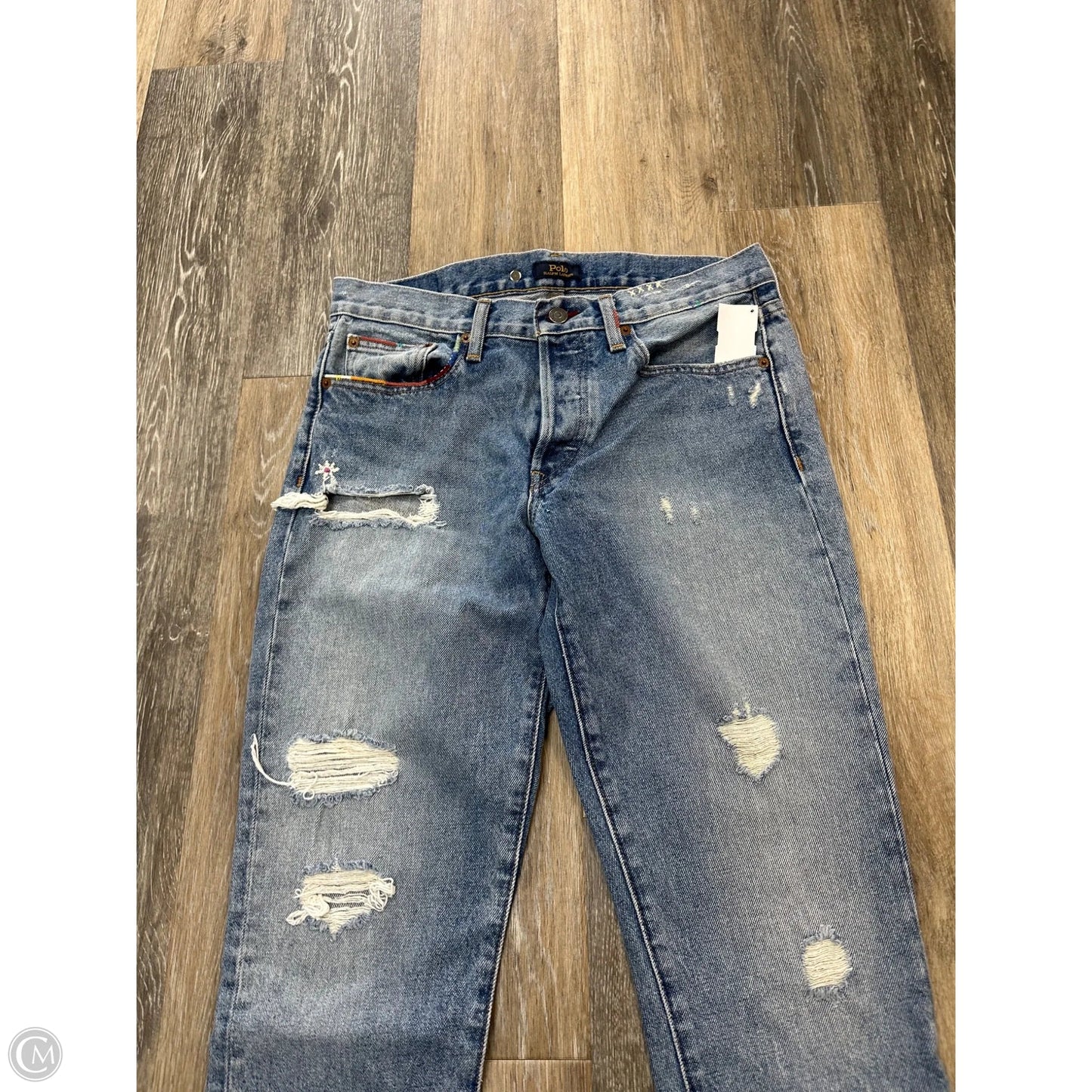 Jeans Straight By Polo Ralph Lauren In Blue Denim, Size: 6