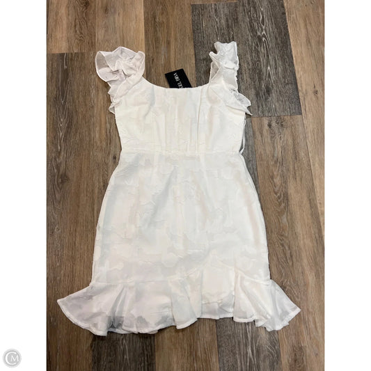 Dress Casual Midi By Angel Biba In White, Size: Xs