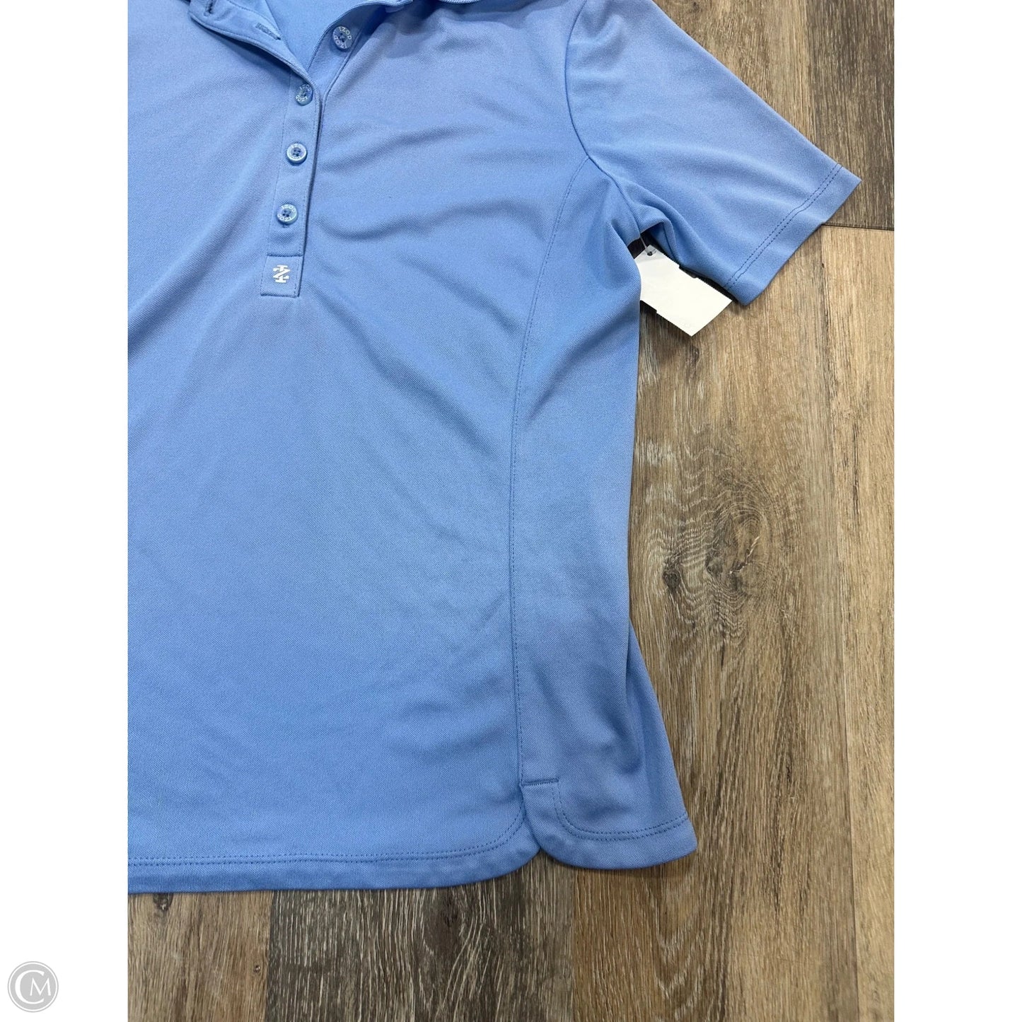 Athletic Top Short Sleeve By Izod In Blue, Size: Xs