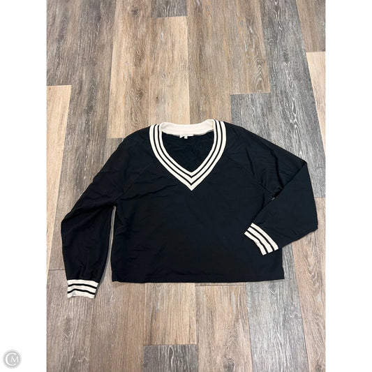 Top Long Sleeve By Z Supply In Black, Size: M
